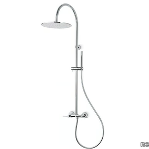 BLINK CHIC 71052 / 71152 - Wall-mounted shower panel with overhead shower _ newform