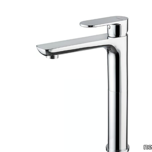 EXTRO - High single handle washbasin mixer without waste _ newform
