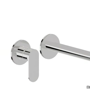 EXTRO - Wall-mounted single handle washbasin mixer without waste _ newform