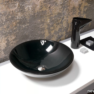 WASHBASINS - Countertop round ceramic washbasin _ newform