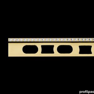 Cerfix Prodecor C Design - 24K gold-plated brass profiles with crystals from Swarovski®