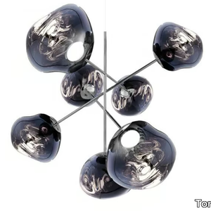 MELT LARGE - LED polycarbonate chandelier _ Tom Dixon