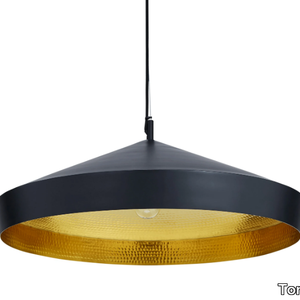 BEAT FLAT - Brass pendant lamp _ Tom Dixon