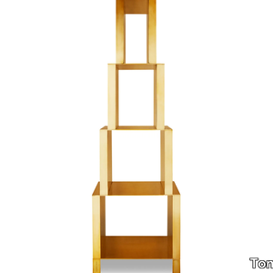 MASS - Open brass bookcase _ Tom Dixon