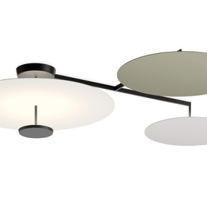 FLAT 5922 - LED metal ceiling lamp _ Vibia