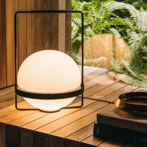 PALMA - LED blown glass table lamp _ Vibia