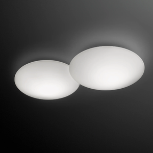 PUCK - Glass wall lamp / ceiling lamp _ Vibia
