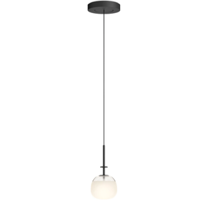 TEMPO 5772 / 5778 - LED glass and steel pendant lamp _ Vibia