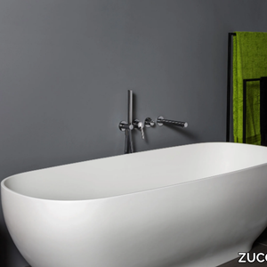 SIDD - Freestanding oval Solid Surface bathtub _ ZUCCHETTI