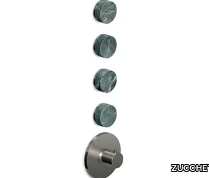 ISY22 ZIS6662.C50 - 5 hole Recessed thermostatic Green marble Aver shower mixer _ ZUCCHETTI