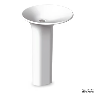 FARAWAY ROUND - Round freestanding Cristalplant® washbasin _ ZUCCHETTI