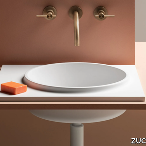 RISE - Round single Cristalplant® washbasin _ ZUCCHETTI