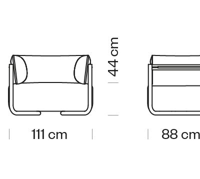 Cosmo Easy Chair Dimensions