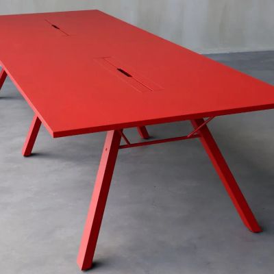 LAB Rectangular Wooden Meeting