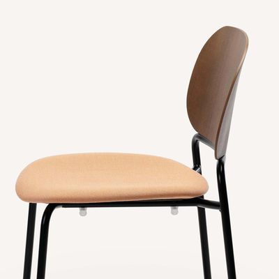 UPON - Stackable wood veneer chair 