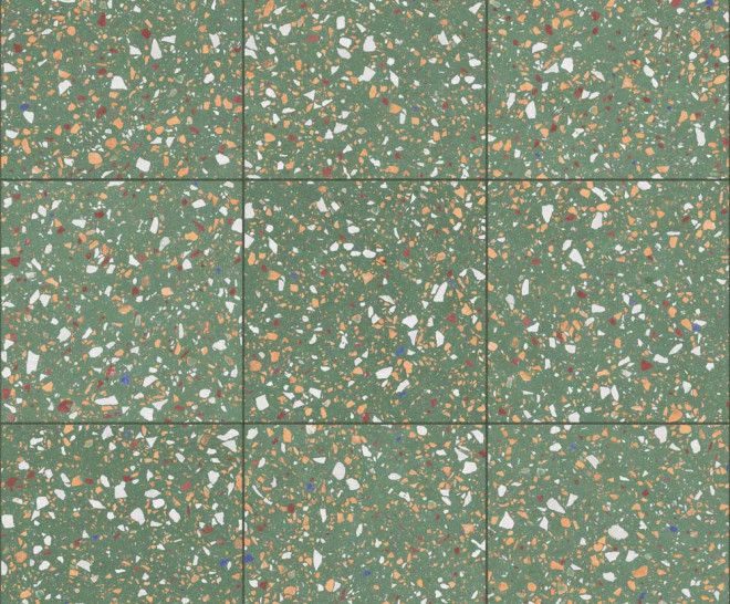 Terrazzo Green Natural 60x60cm G-3170