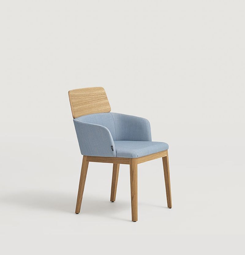 Concord Armchair Wooden Base