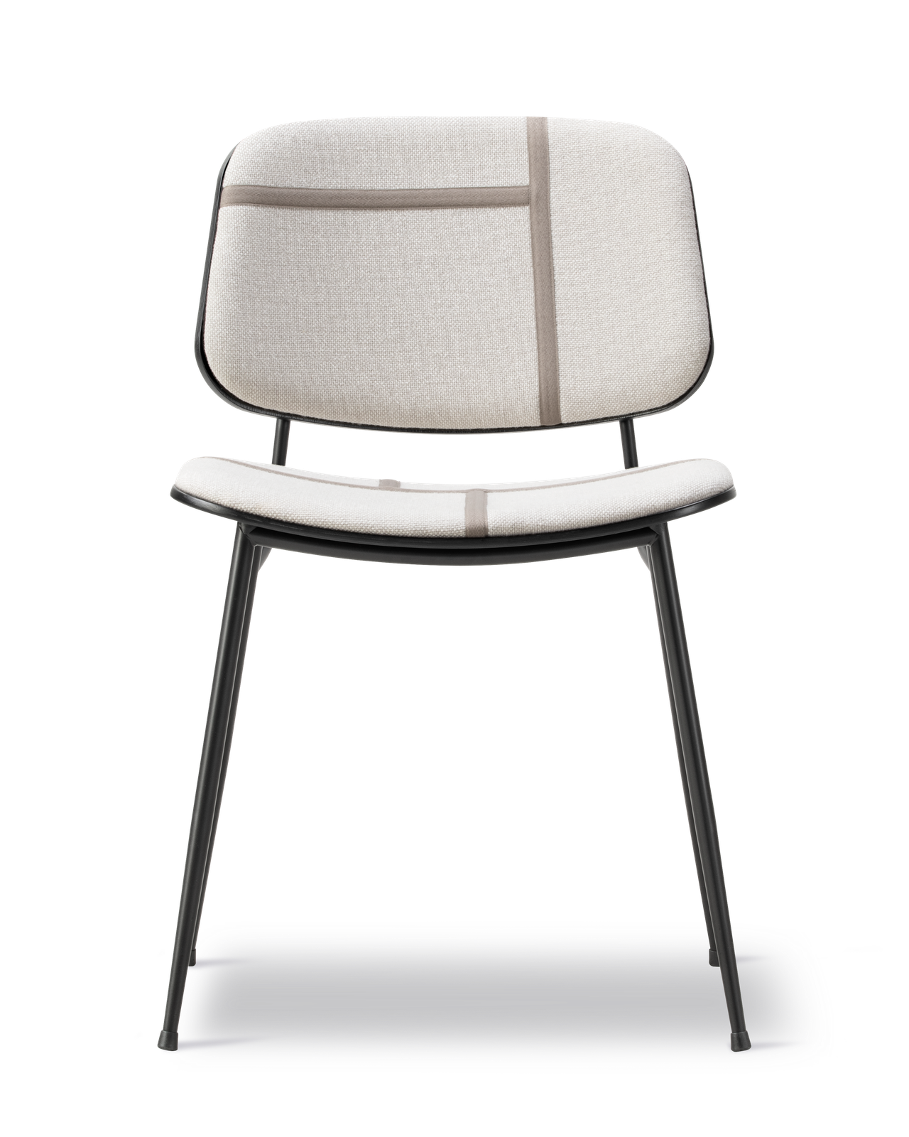 Søborg Metal Base Front upholstered