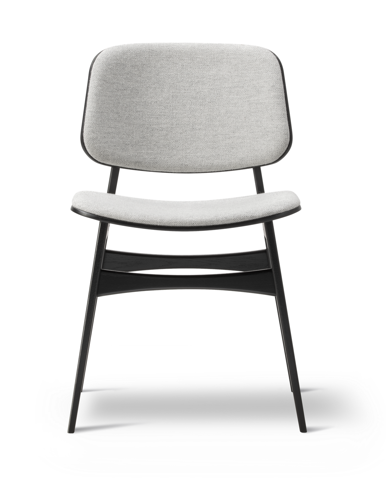 Søborg Wood Base Front upholstered