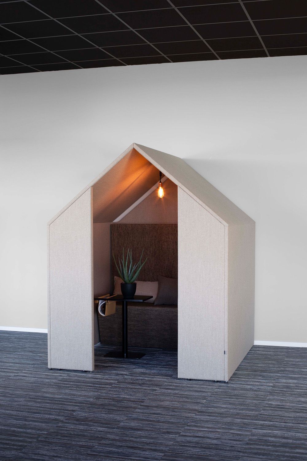 The Hut with front screens