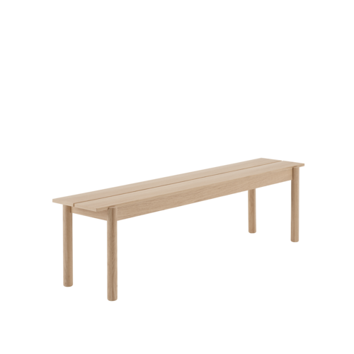 Linear Wood Bench