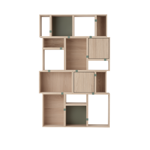 Stacked Storage System Bookshelves