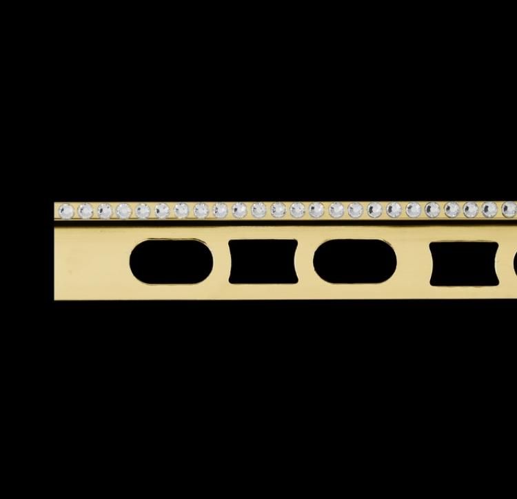 Cerfix Prodecor C Design - 24K gold-plated brass profiles with crystals from Swarovski®