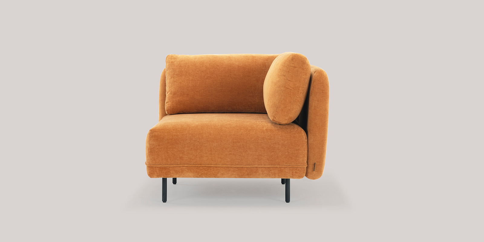 Ellis 1-seater corner module, flex arm