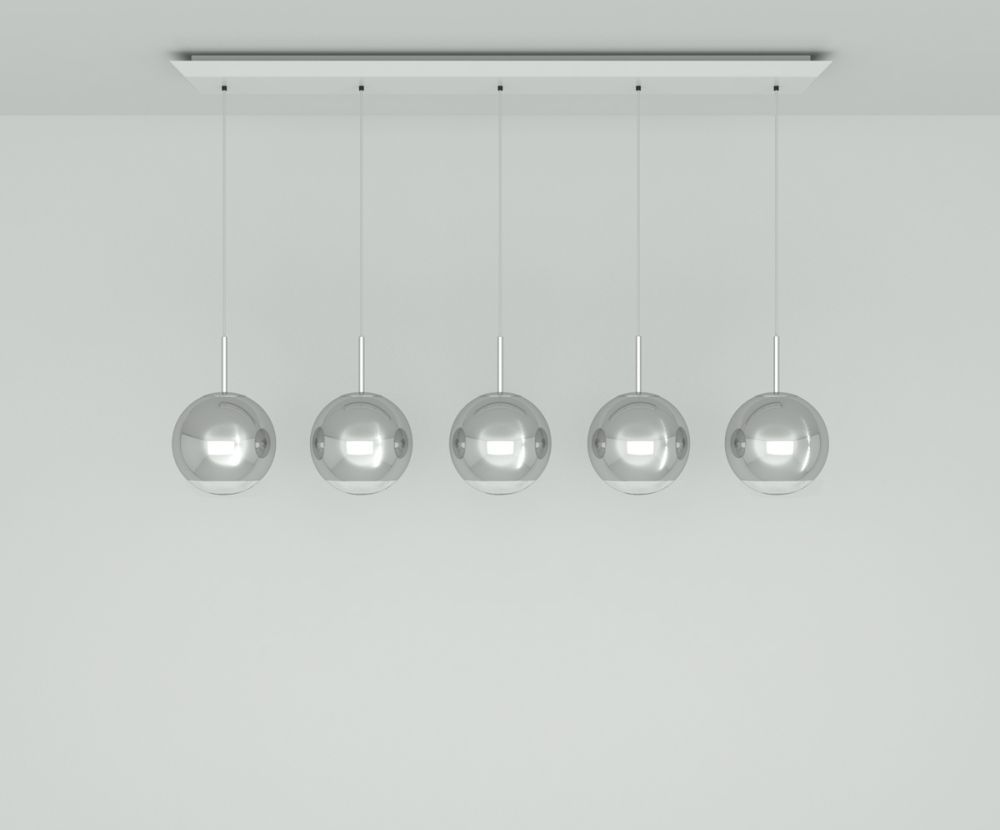 Mirror Ball LED 25cm Linear Pendant System