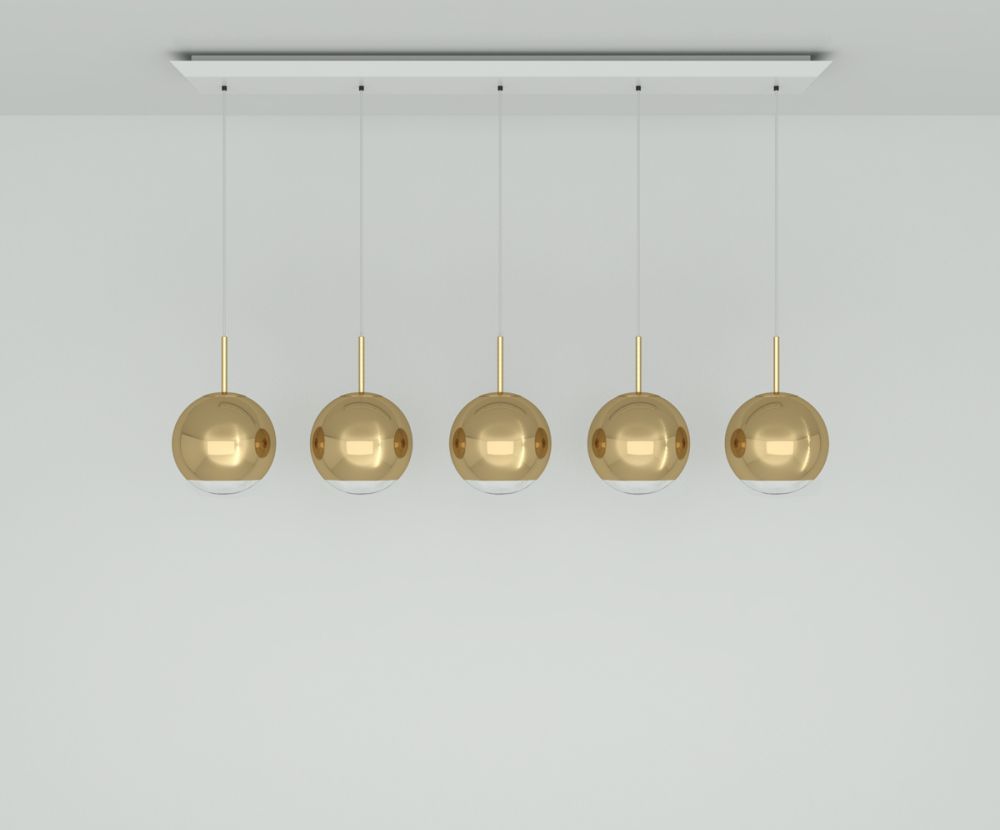 Mirror Ball LED 25cm Linear Pendant System