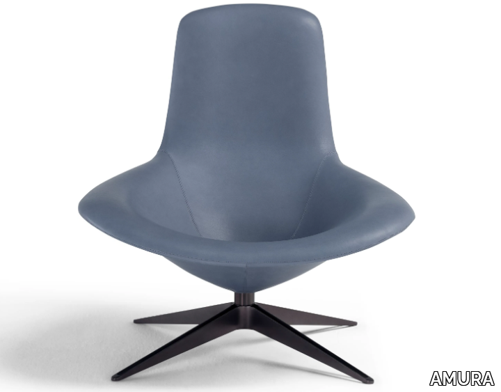 MEDEA - Swivel armchair with 4-spoke base _ AMURA