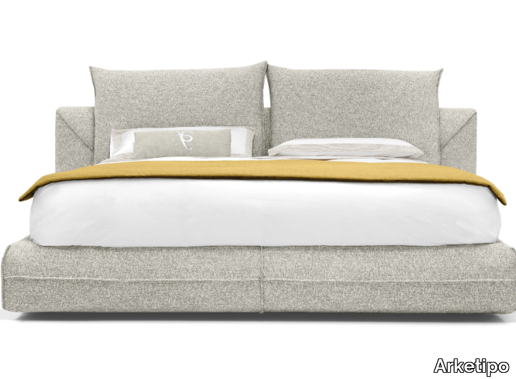 STARMAN DREAM - Fabric double bed with upholstered headboard _ Arketipo