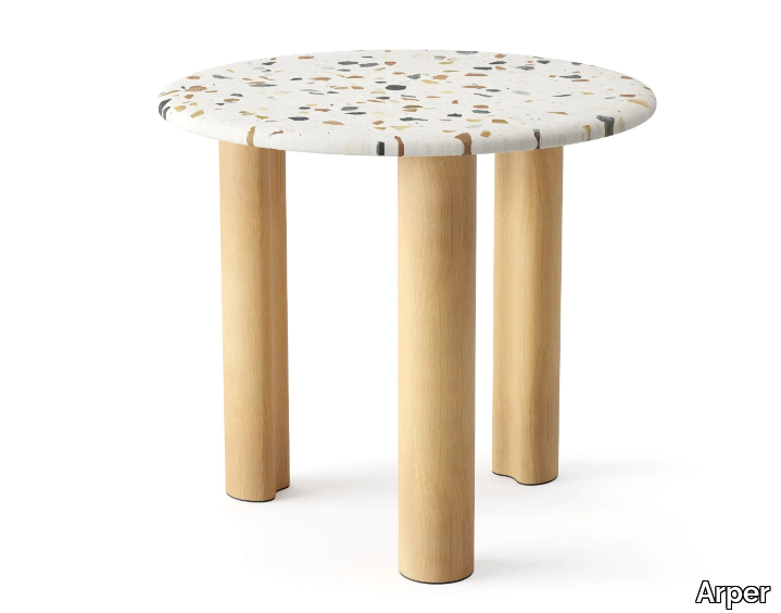 GHIA - Round MDF high side table _ Arper