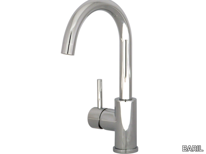 ZIP B66 - Single handle countertop washbasin mixer without waste _ BARIL