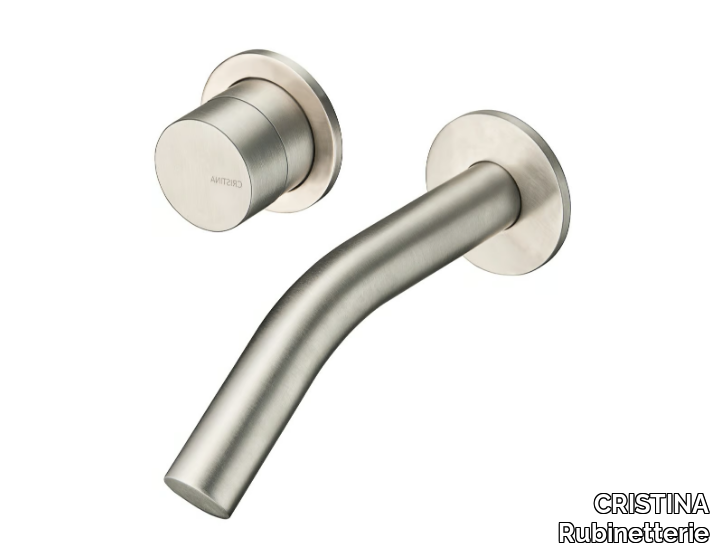 SX CRISX257 - 2 hole wall-mounted single handle washbasin mixer _ CRISTINA Rubinetterie