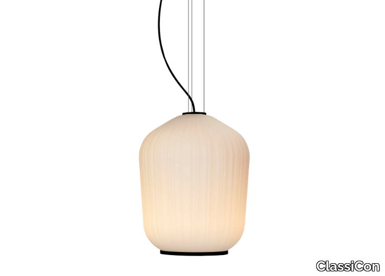 PLISSÉE - LED blown glass pendant lamp _ ClassiCon