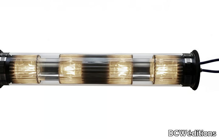 IN THE TUBE 120-700 - Borosilicate glass pendant lamp / wall lamp _ DCWéditions