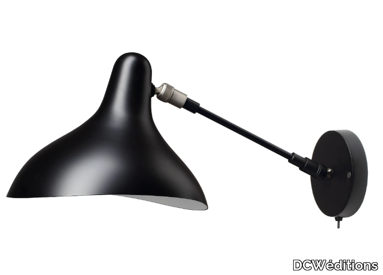BS5 SW - Steel wall lamp with swing arm _ DCWéditions