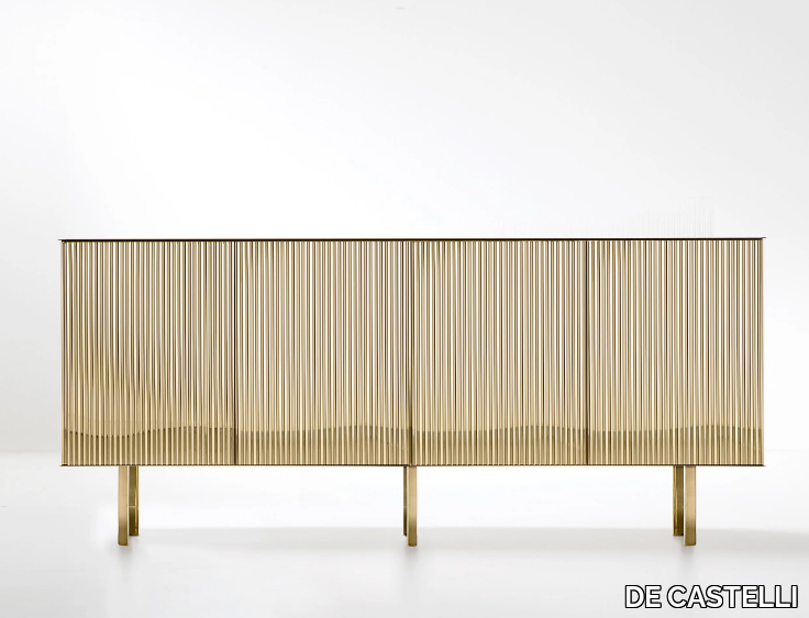 ELIZABETH - Metal sideboard with doors _ DE CASTELLI