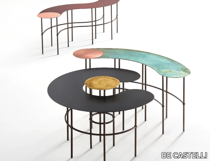 SCRIBBLE - Metal coffee table _ DE CASTELLI