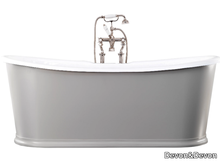 REGAL COLORS - Freestanding cast iron bathtub _ Devon&Devon