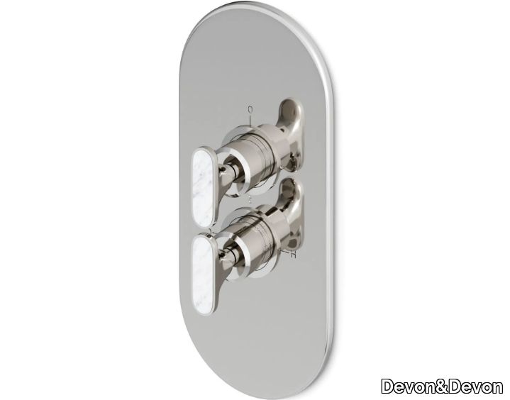 TWENTIES TWY949AMCA3WE - Wall-mounted brass remote control tap _ Devon&Devon