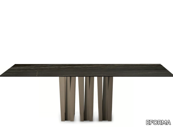 NARCISO - Rectangular ceramic table _ EFORMA