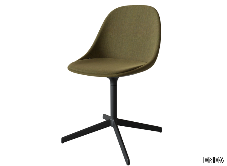 MATE CONFIDENT - Swivel with 4-spoke base chair _ ENEA