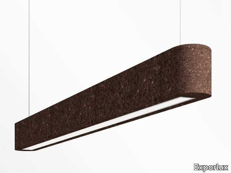 MAGIC SU - Acoustic LED cork pendant lamp _ Exporlux
