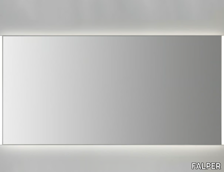 QUATTRO.ZERO - 6L2 - Wall-mounted bathroom mirror with integrated lighting _ FALPER