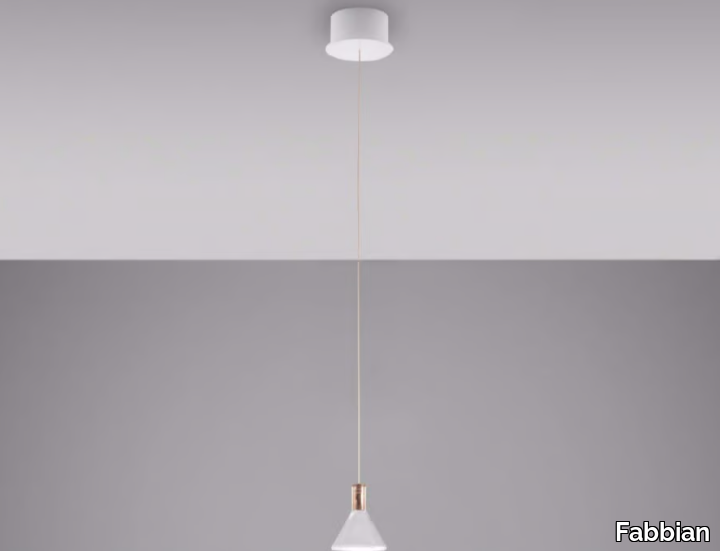 MULTISPOT POLAIR - LED Borosilicate glass pendant lamp _ Fabbian