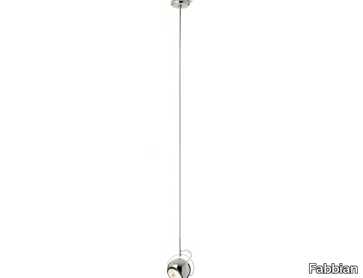 BELUGA STEEL - Metal pendant lamp _ Fabbian
