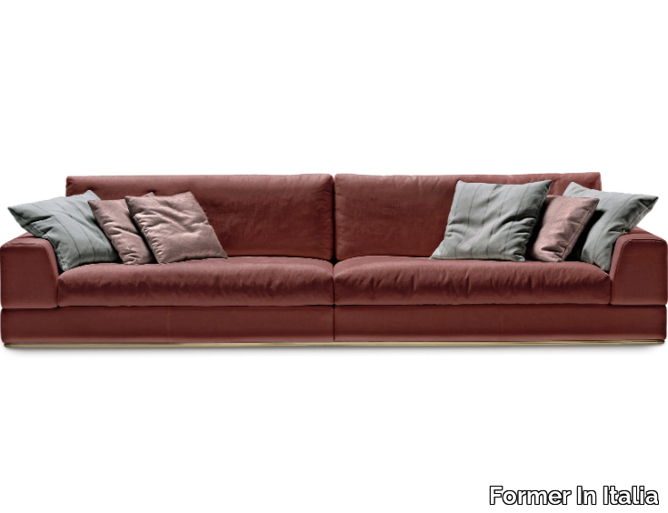MY WAY EVO - Sectional fabric sofa with removable cover _ Former In Italia