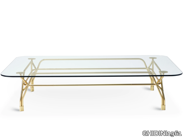BOTANY - Rectangular crystal coffee table _ GHIDINI1961